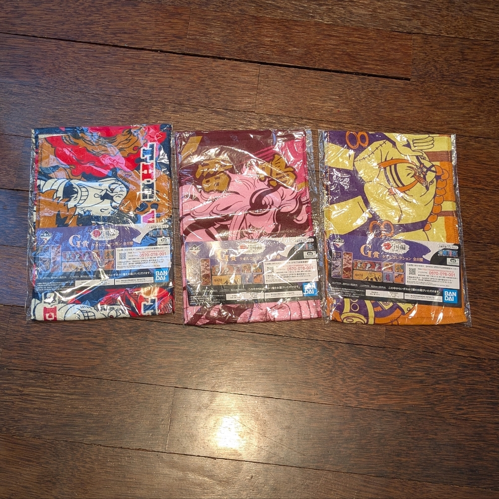 One Piece Set Of 3 Towels